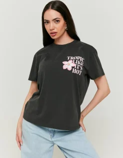 T-shirt Foncé Imprimé^Tally Weijl Best