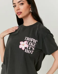 T-shirt Foncé Imprimé^Tally Weijl Best
