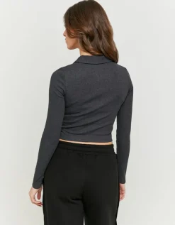 T-Shirt Zippé Col Polo^Tally Weijl Discount