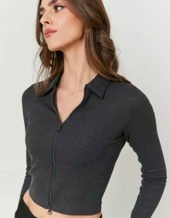 T-Shirt Zippé Col Polo^Tally Weijl Discount