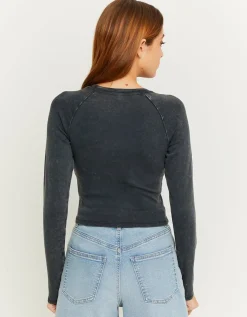 T-shirt imprimé gris délavé^Tally Weijl Online