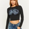 T-Shirt imprimé à manches longues^Tally Weijl Clearance