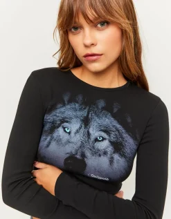T-Shirt imprimé à manches longues^Tally Weijl Clearance