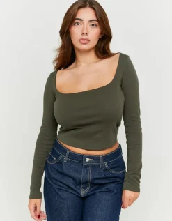 T-Shirt Encolure Carrée^Tally Weijl Clearance
