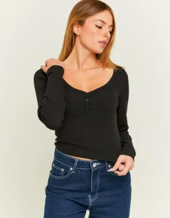 T-Shirt Basique Boutonné^Tally Weijl Outlet