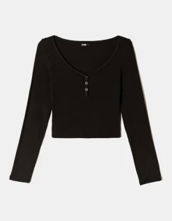 T-Shirt Basique Boutonné^Tally Weijl Outlet