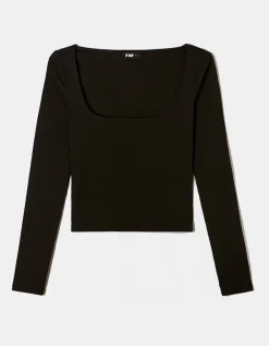 T-Shirt Encolure Carrée^Tally Weijl Hot