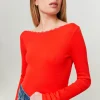 T-Shirt Dos Nu avec Ourlets en Dentelle^Tally Weijl New