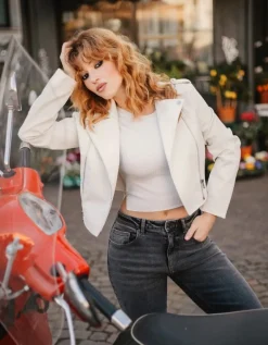 Veste Biker he Toucher Fausse Peau de Serpent^Tally Weijl Best