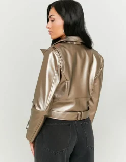 Veste Biker en Similicuir^Tally Weijl Sale