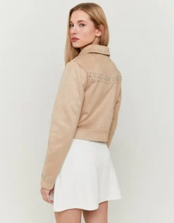 Veste Bomber Cloutée en Suédine^Tally Weijl Clearance
