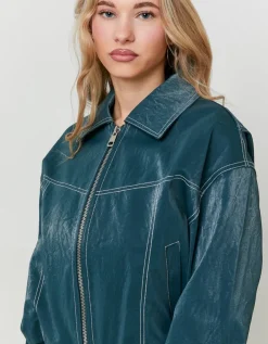 Veste Bomber Oversize en Similicuir^Tally Weijl Best
