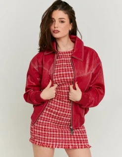 Veste Bomber Oversize en Similicuir^Tally Weijl Fashion