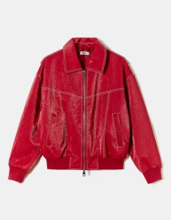 Veste Bomber Oversize en Similicuir^Tally Weijl Fashion