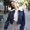 Veste en Jean Brut avec Col en Fausse Fourrure^Tally Weijl Online