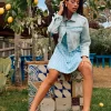 Veste en Jean Courte e^Tally Weijl Sale