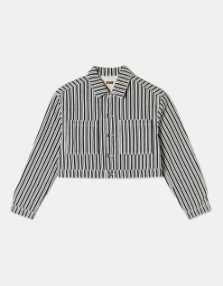 Veste en Jean Courte Rayée^Tally Weijl Clearance