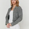 Veste Trucker Courte Imprimé Vichy^Tally Weijl Sale