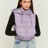 Veston matelassé court beige avec capuche^Tally Weijl New